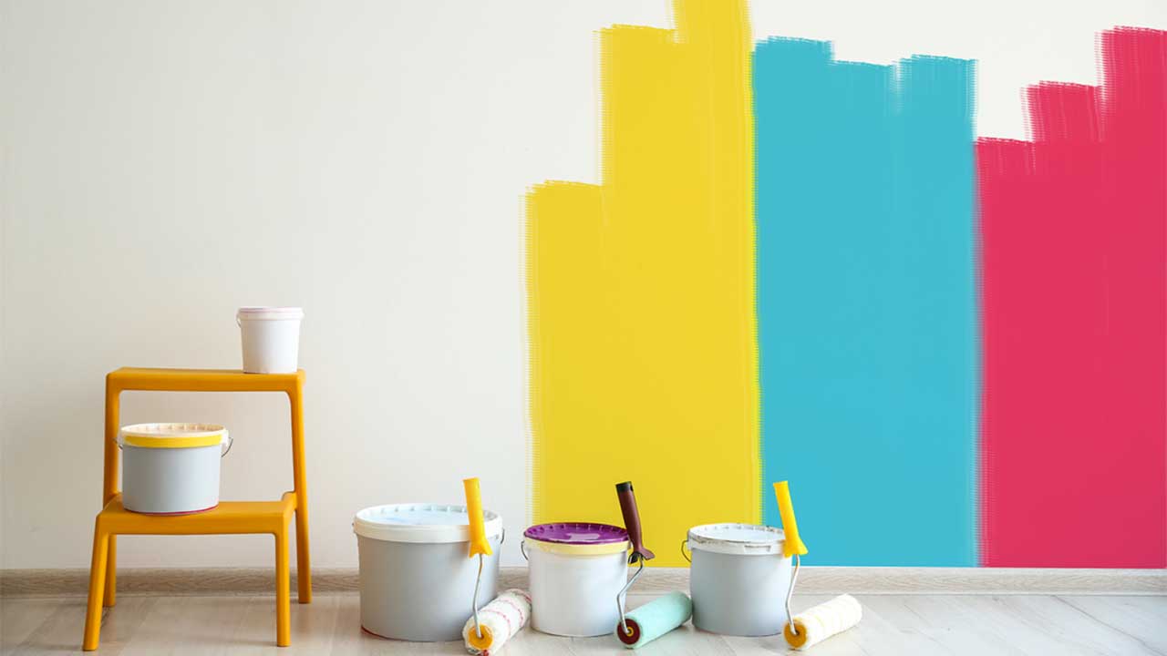 Yeşilli iç cephe boyama